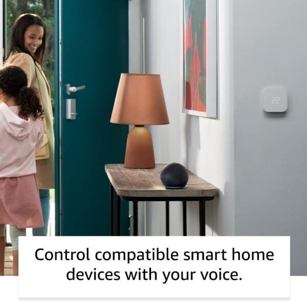 Echo Dot (5th generation, 2022 release) | Big vibrant sound Wi-Fi and Bluetooth smart speaker with Alexa | Glacier White - Image 5